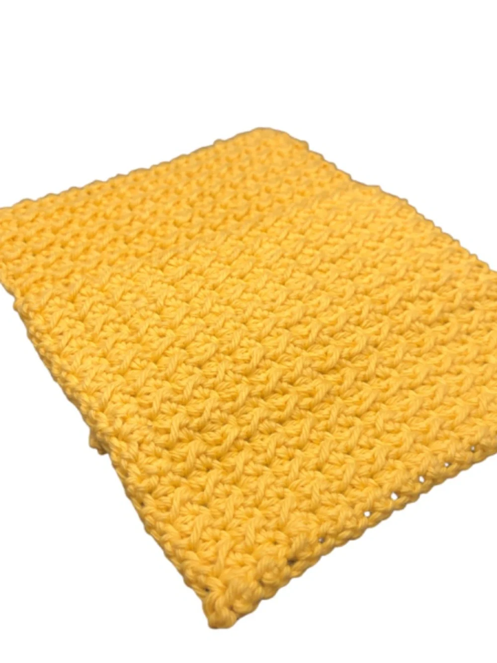 Handmade Crochet Dish Cloth, 100% Cotton Reusable Kitchen Washcloth